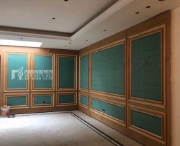 别墅装修油木工阶段-杭州尚层装饰